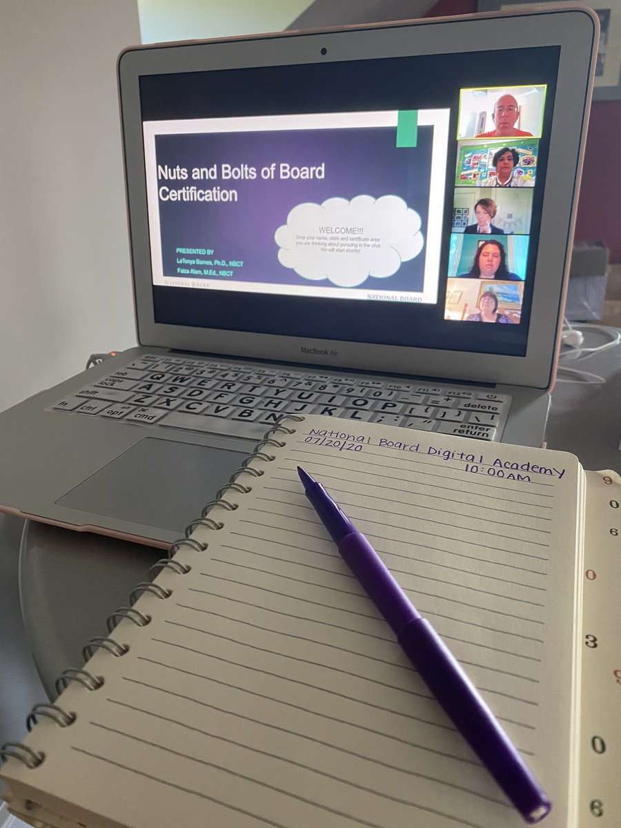 mrswmyers's tweet photo. Day 1 of National Board Digital Academy 🥳 #lifelonglearner #NBCTCandidate #wcpsmd #NBAcademy @NBPTS https://t.co/Q9ZTStLy6Q