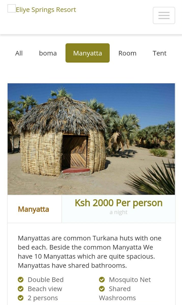  @eliyesprings has varied accommodation depending on your budget. Was tempted to try one night at the "tent" but I saw a scorpion & that was the end of that temptation. Dennis, the resort manager was wonderful, they offered their fridge for my cheeses, sausages and polony