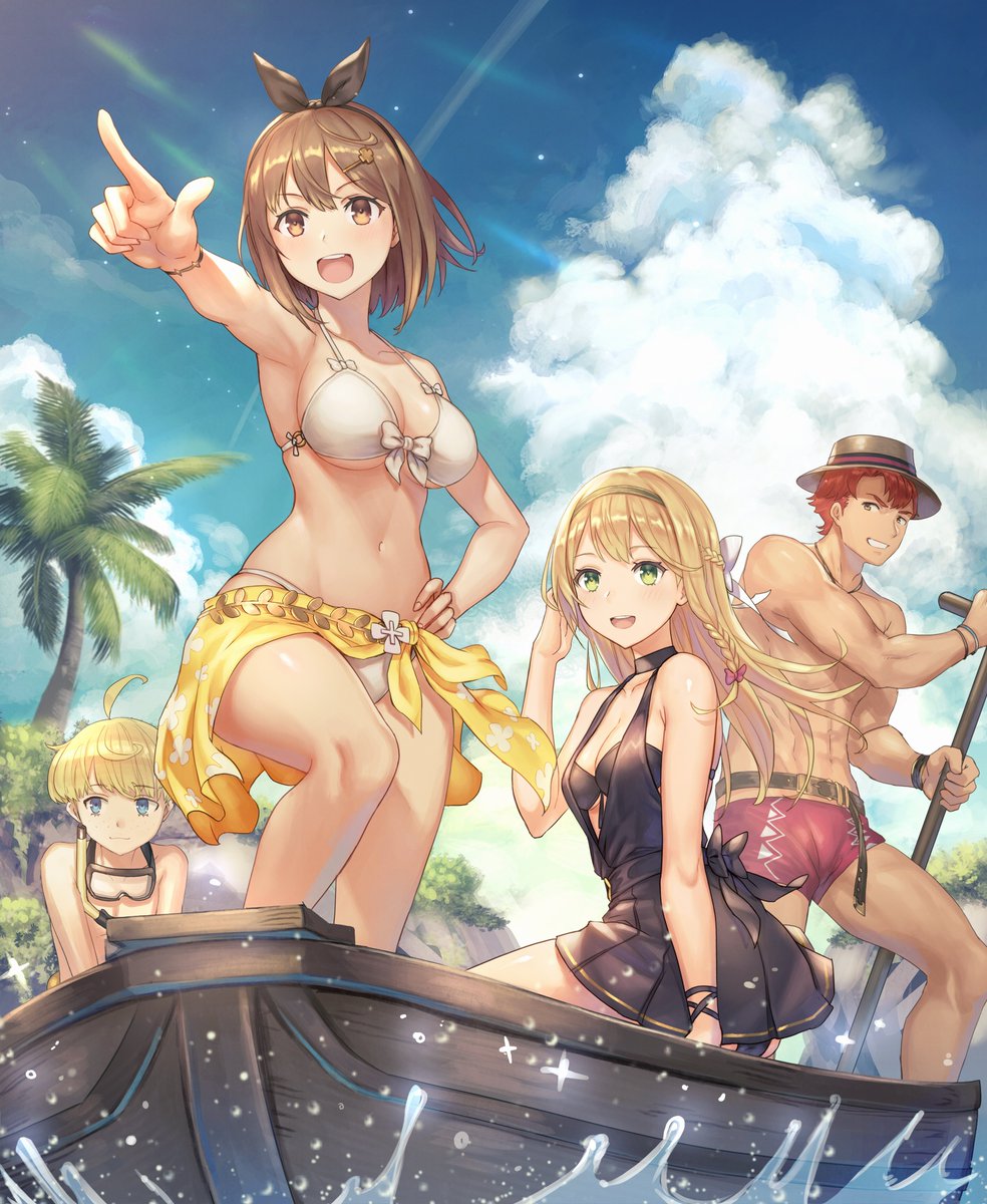 ライザリン・シュタウト 「『ライザのアトリエ2』発表されましたね!
街へ出て、いよいよ冒険本番という感じで」|あんべよしろう/Yoshiro Ambeのイラスト
