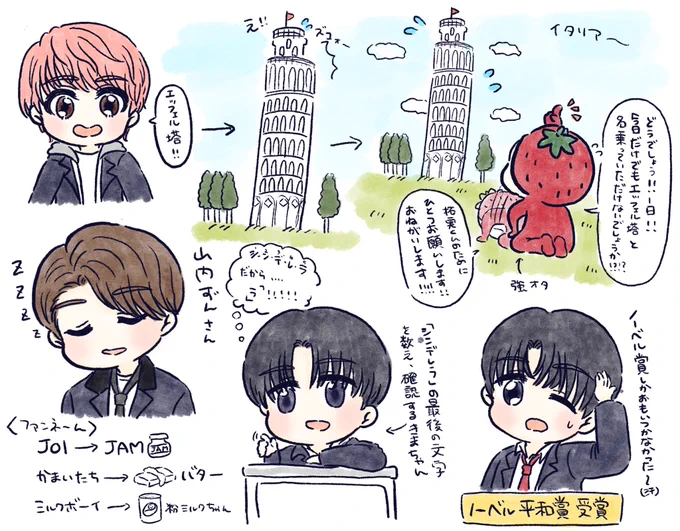ひとつお願いします!!

#JO1fanart #JO1 #ネプリーグ 
#川西拓実 #河野純喜 #木全翔也 #豆原一成 