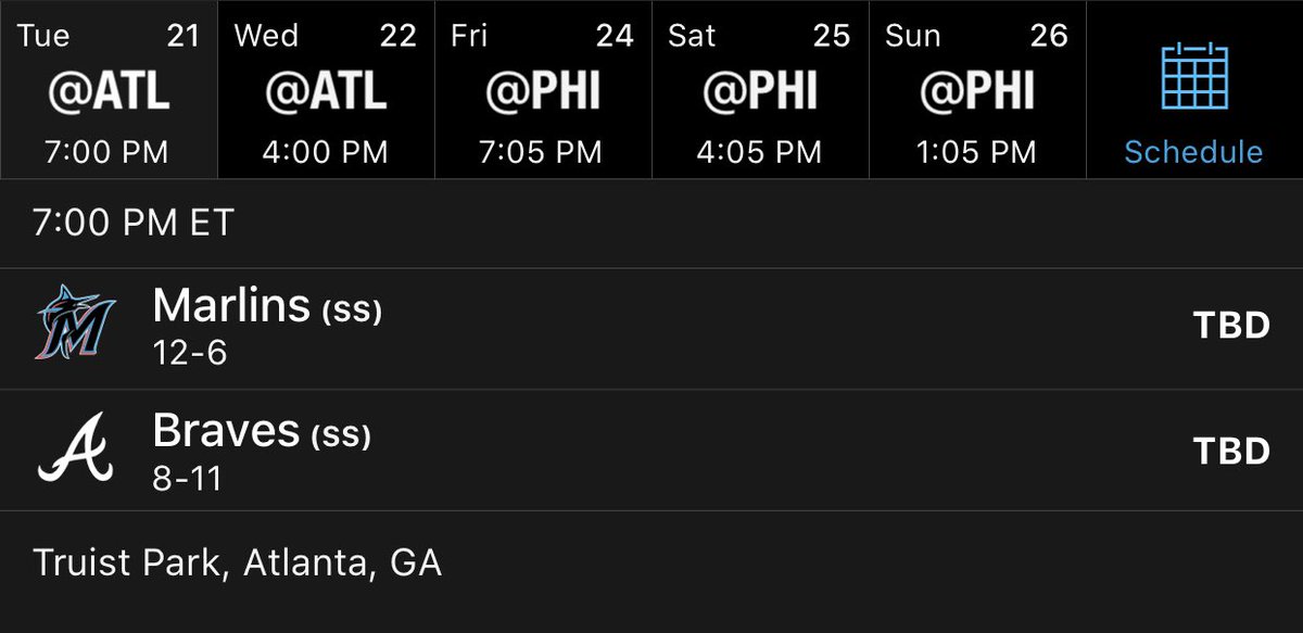 TheRealACoN's tweet photo. BRACE YOURSELVES: This weeks forecast; you can expect MARLINS BASEBALL 5 out of 7 days this week! Things are looking up South Florida 😎
#305ontherise #MarlinsBBQ #Talkbaseball https://t.co/PIEM41sETm
