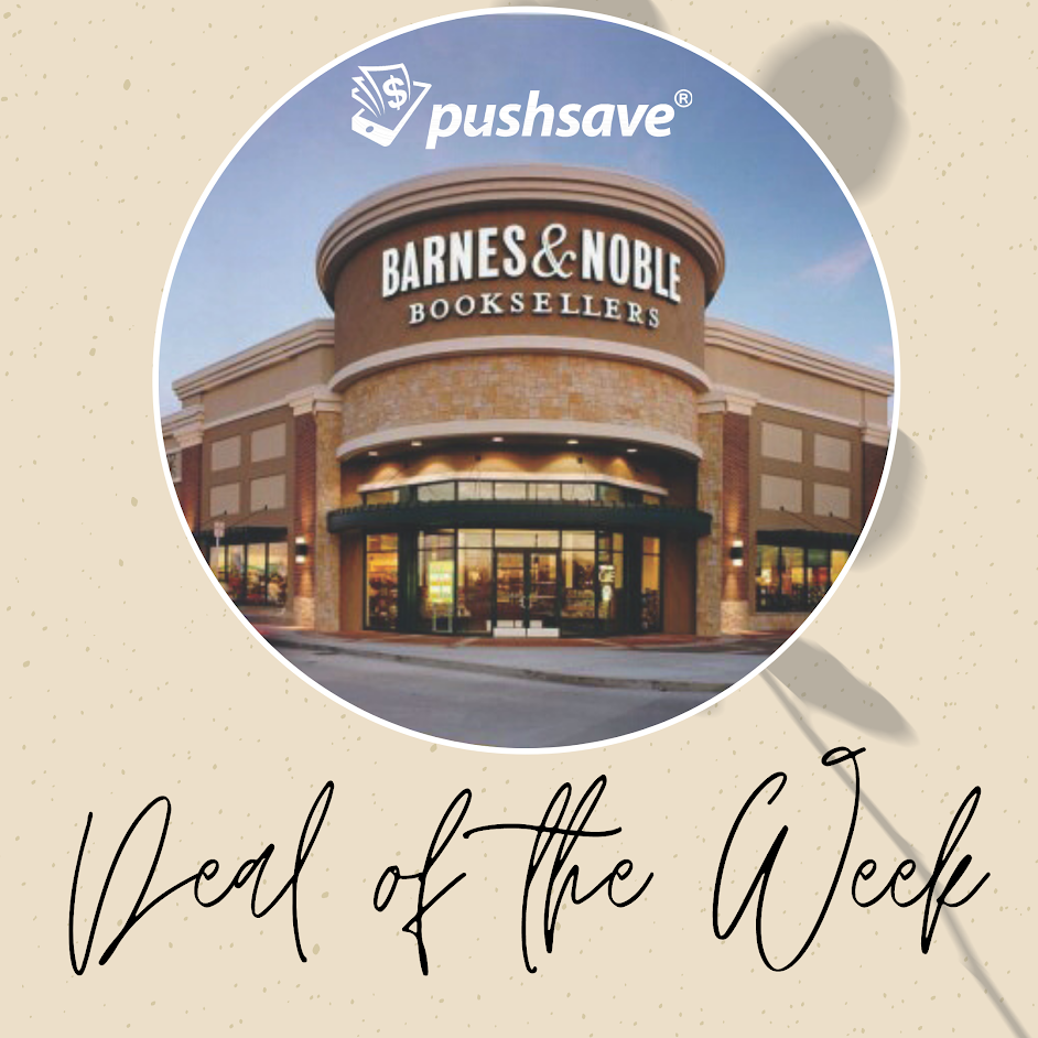 Teamupevent's tweet photo. #DealOfTheWeek @ Barnes and Noble receive 15% OFF any one item! ๐ Visit the PushSave website to claim this coupon (among MANY others) today!!! #DOTW #PushSavers #PushSave @BNBuzz https://t.co/Rjc2rCraBk