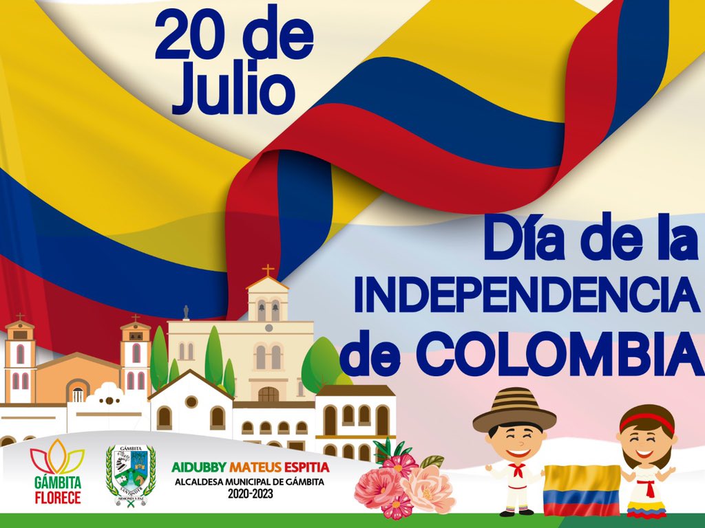 gambitaflorece's tweet photo. Celebramos con orgullo nuestra independencia, a la vez que contribuimos por una Colombia más incluyente y próspera. #gambitaflorece #20dejulio #independenciadecolombia https://t.co/JranM4KgJg