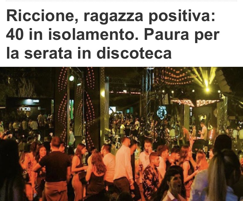 StalkerAnsya's tweet photo. Ommioddio chi lo avrebbe mai detto che riaprire le discoteche durante una pandemia potesse essere rischioso https://t.co/roctaTv54J