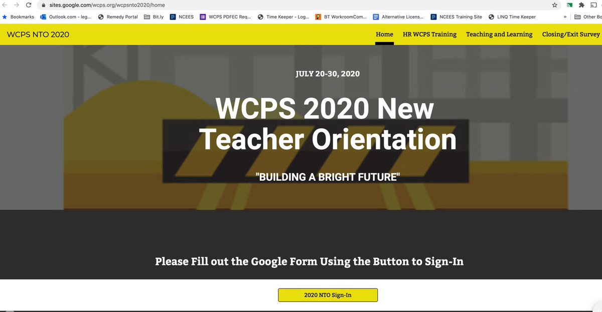 The WCPS Virtual New Teacher Orientation kicked off this morning! The beginning teachers received a welcome message from the HR department, the Interim Superintendent, the Superintendent’s cabinet,  mayors of Wayne County &amp; the 2020-2021 of the year winners! <a href="/WayneCountyPS/">Wayne County PS</a> 💻🚧🍎