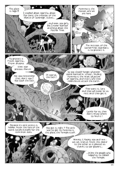 New pages of the Chapter 3 of Flavor Girls >> https://t.co/3TDkT8mcb4 (p11 to 13) 