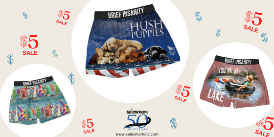 Salesmark1's tweet photo. Fun novelty Brief Insanity boxer shorts on sale for just $5. Made of super relaxed fabric and premium quality material, the most comfortable pair of boxers your customers will ever wear. Feels like going commando! Makes a great gift for him and for her!

https://t.co/zGQHfFlo1F https://t.co/lFNeYKINcH
