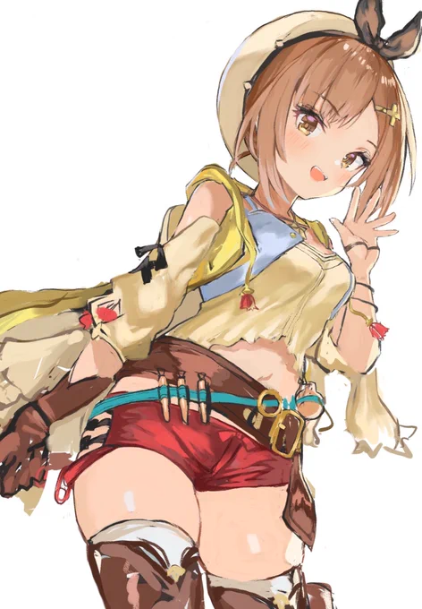 去年描いたライザ 