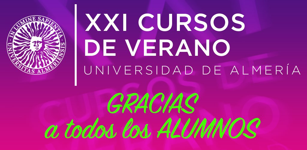 ualescultura's tweet photo. GRACIAS por compartir con nosotros la experiencia ONLINE de estos XXI cursos de verano de la UAL. #ualcdv2020 https://t.co/NnipHPyeKr