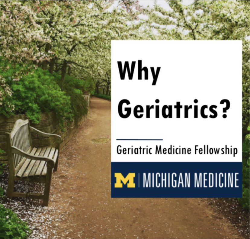 Why Geriatrics? Did you know that Geriatricians are among the most satisfied subspecialists? Did you realize there are only 3,590 full time practicing Geriatricians with an anticipated need of 33,200 by 2025?  

#thisisgeriatrics#integratedmedicine#purposeinmedicine#backtobedside