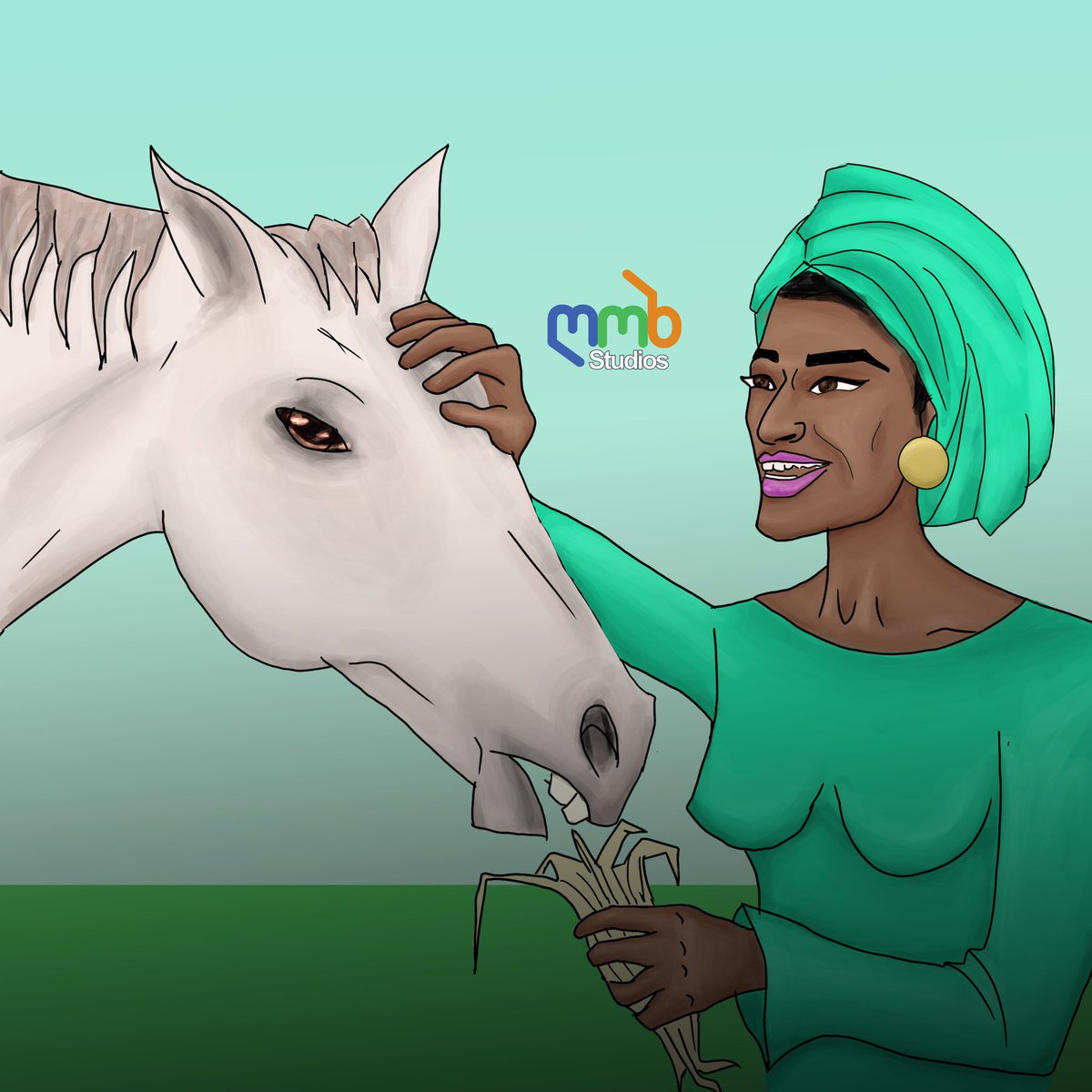 mmbstudios's tweet photo. •Lady and the white horse•
Digital art. Proudly arewa made
#conceptart #digitalillustration #lady #horse #mmbstudios #cartoon #conceptartwork #Nigeria #arewapeople #hausacartoons #arewamade https://t.co/vuMgyDJhU2