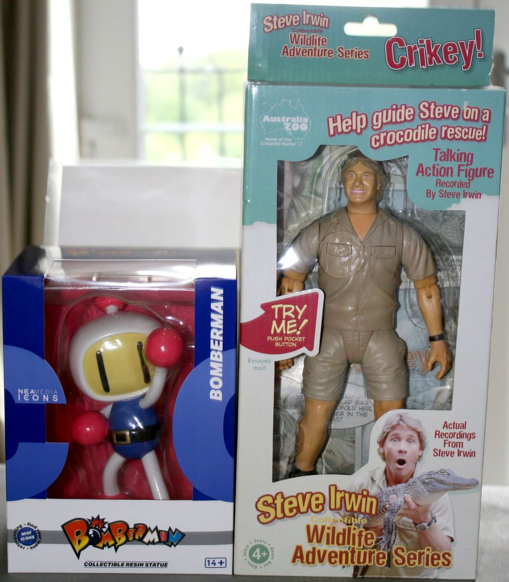 steve irwin talking action figure