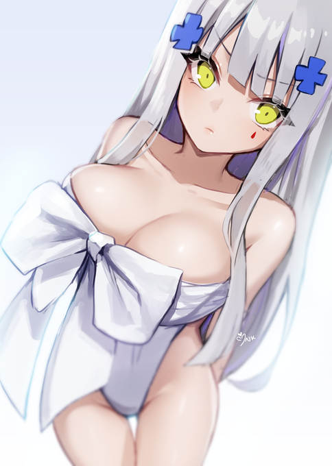 リボン🎀
#少女前線 #ドルフロ #소녀전선 #HK416 