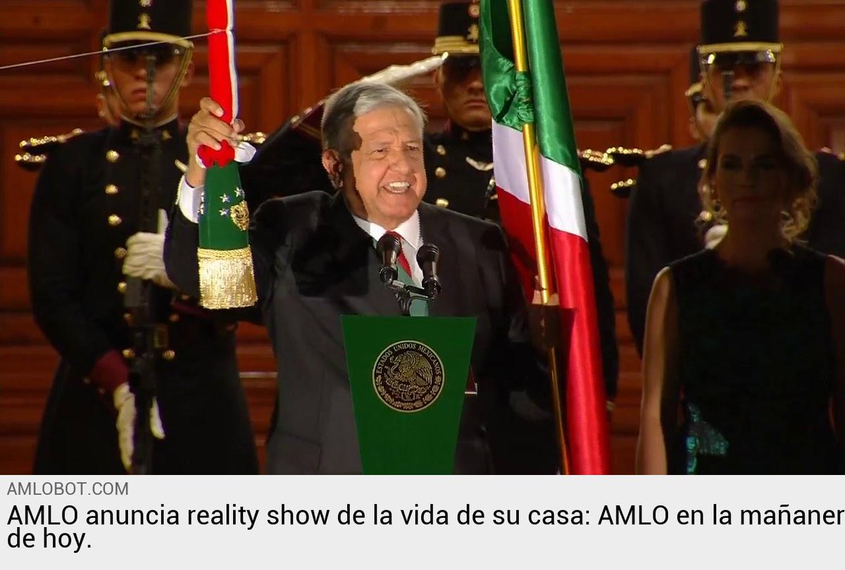 ABot2024's tweet photo. AMLO anuncia reality show de la vida de su casa: AMLO en la mañanera de hoy. https://t.co/y2kJMWja5Q