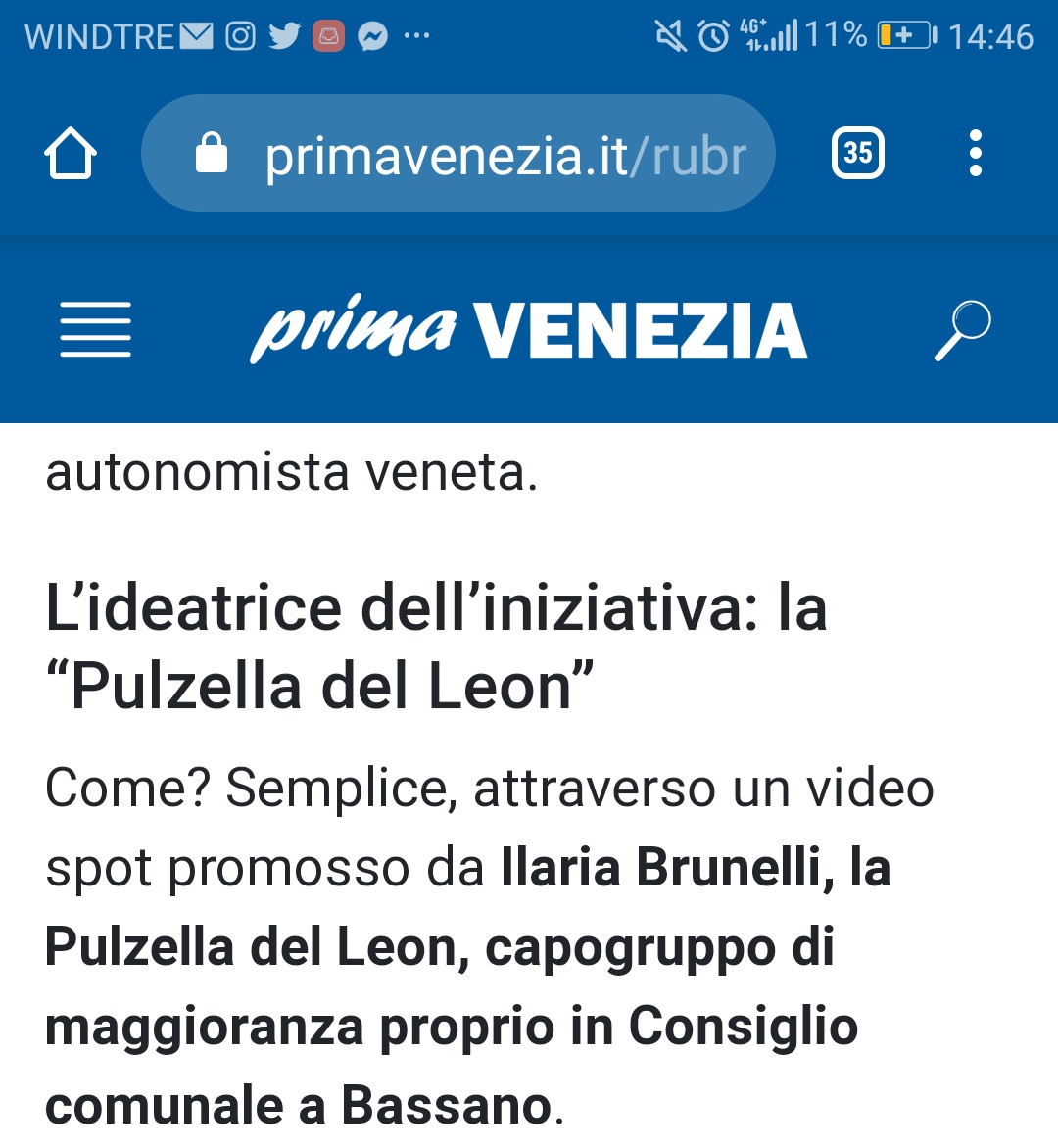 ilariabrunelli's tweet photo. ...non mi dispiace come soprannome 😅😉🦁 #pulzella #veneta https://t.co/QuNnovNa9U