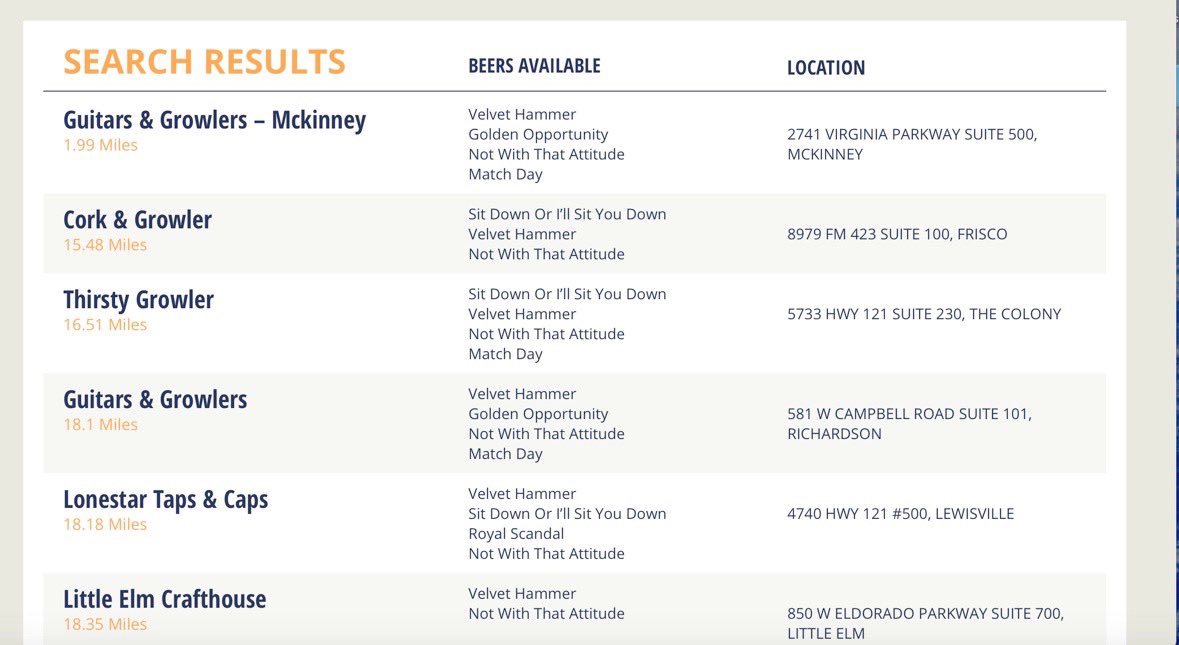 NOFTN2002's tweet photo. @Peticolas Is your beer finder accurate? https://t.co/kog6PjGyCo
