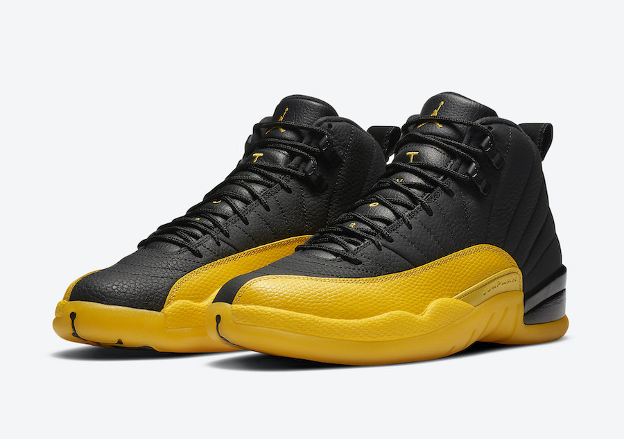 black and yellow jordans for kids