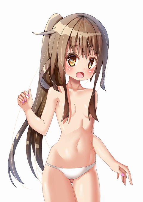 #艦これ
文月ちゃん描きましたーー
髪ブラ文月ちゃん!! 