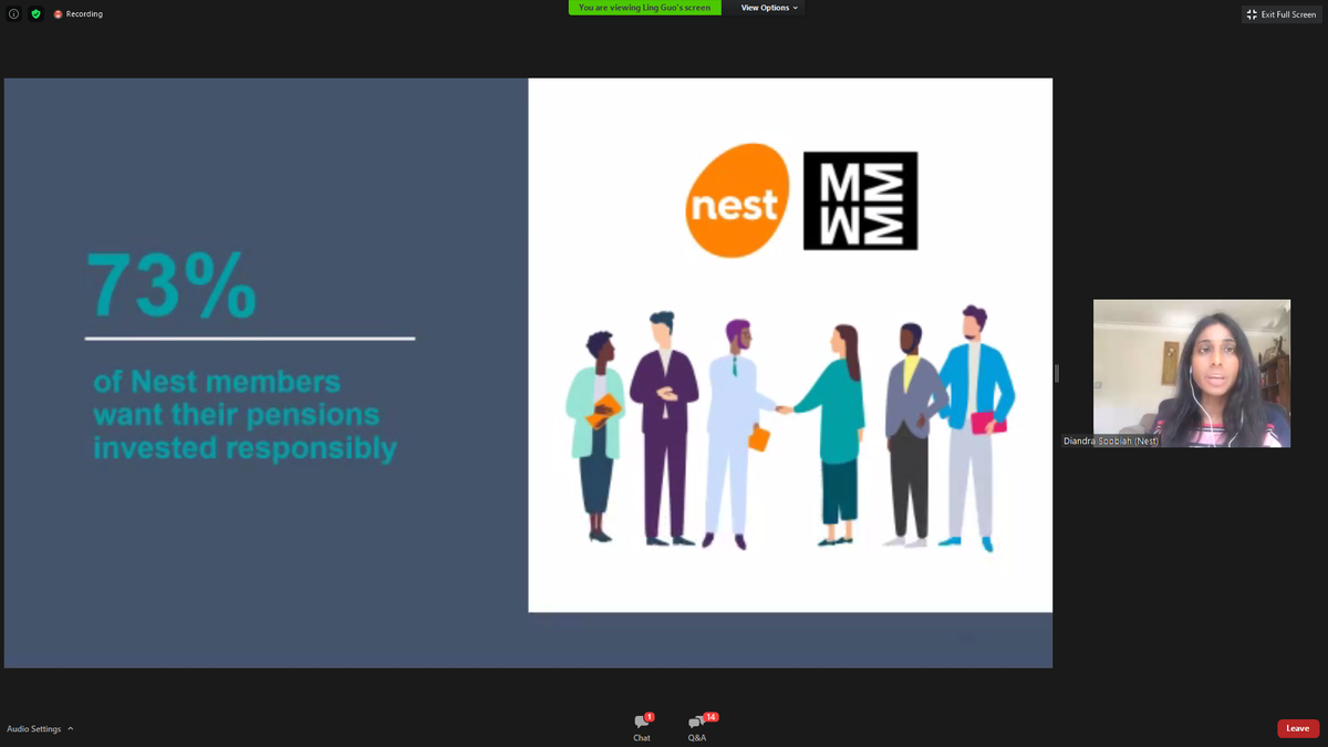 The numbers don't lie:

73% of <a href="/nestpensions/">Nest Pensions</a> members want their retirement funds invested responsibly.

So why do rules make it hard for providers to #FinanceNature and engage in #ResponsibleInvestment?

(great to see a mention of our partners <a href="/MMMoneyMatter/">Make My Money Matter</a> too!)

#PathToCOP26