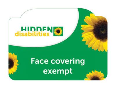 BeyondDementia_'s tweet photo. Hidden disabilities #ExemptionCard may be of help to anyone living with #dementia who may become distressed upon wearing a #facemask https://t.co/ySRtH7iNHc @sunflwrlanyard #FaceCovering @wiltshour #carerswiltshire @HWWilts @AndrewJackCEM #Alzheimers @MarcReadCEM @RosGriffithsCEM https://t.co/DrsZPs3Nqw