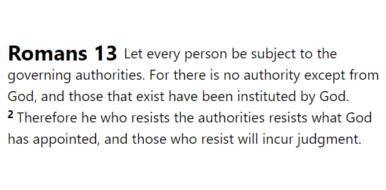 Romans 13:1-2 - this means that unless you have a *legitimate* medical reason to not wear a mask (and, no, "it makes me uncomfortable" is not a legitimate medical reason) then you should be wearing a mask if your local civil authorities are requiring or strongly recommending it.