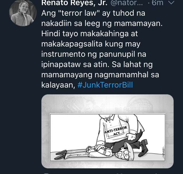 migstower's tweet photo. @onenewsph @smurfette017 #Tanginamocalida #Junkterrorlaw https://t.co/vFKoqdj9h0