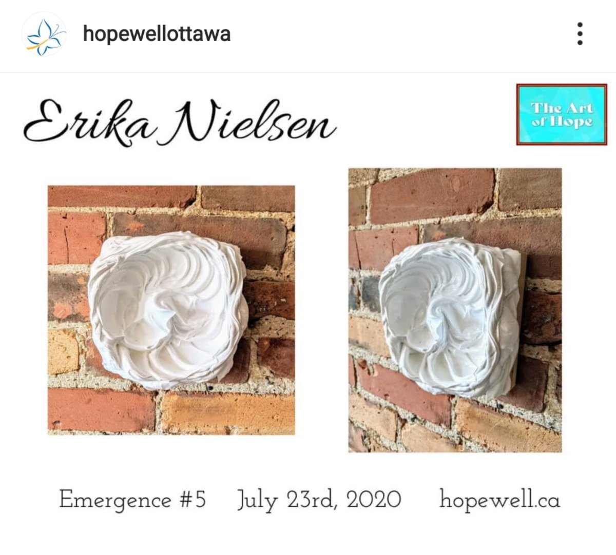 celloerika's tweet photo. Emergence #5, 2020. 6x6 acrylic on panel will be featured in "The Art of Hope" #artauction July 23 for @hopewellottawa 💜 Hosted by Luba Goy!
You'll hear some 🎻too! Tickets are by donation
#fundraiser #painting #sculpture  #contemporaryart #canadianart #cellistartistwriter https://t.co/ahm6fT9jnQ