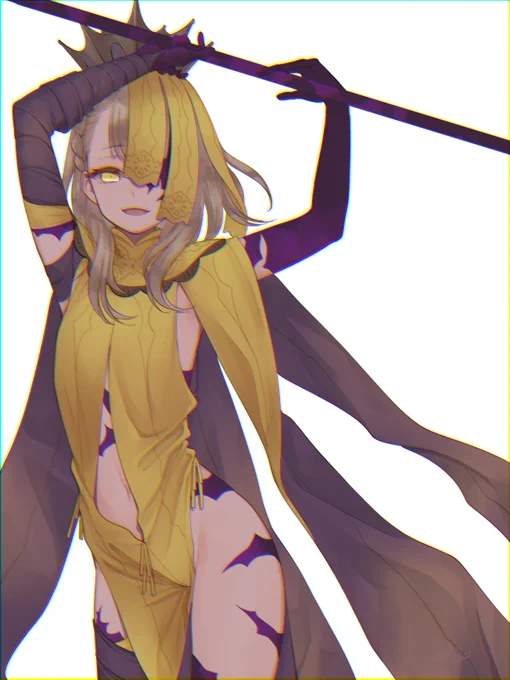 #フォロワーさんのイラストを自分の絵柄でリメイクする

みつき>( ᷇࿀ ᷆ )茨 さん @Tukitya_ のイラスト(左)をリメイク(右)しました
ハフメアいばらちゃんかわいいですよね～(*`∀`)ありがとうございました 