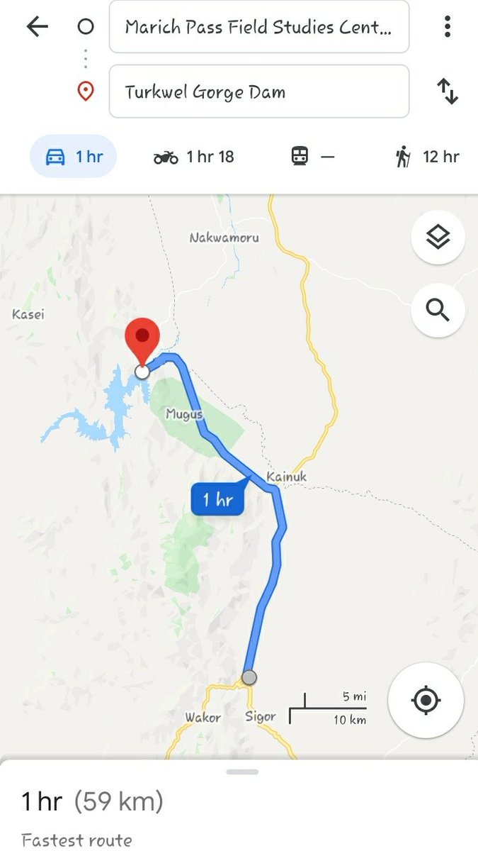 Drove back to Marich Pass (after the car trouble). Camped 1 night then left at 10am towards Turkwel. The plan was to sleep in Nakuru, hence the late start. Took was than 1hr, road is perfect.