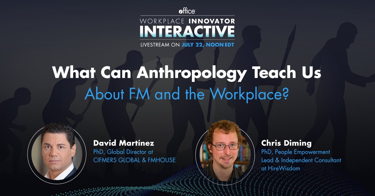 MikePetrusky's tweet photo. I always like to focus on the “human side” of things, so I’m thrilled to welcome Chris Diming, PhD and David Martínez, PhD to the livestream. It should be an interesting discussion, so I hope you can join us! 👏

REGISTER: https://t.co/NpKzUWMjRO

#workplaceinnovator #fminnovator https://t.co/MiFBOLU0hj