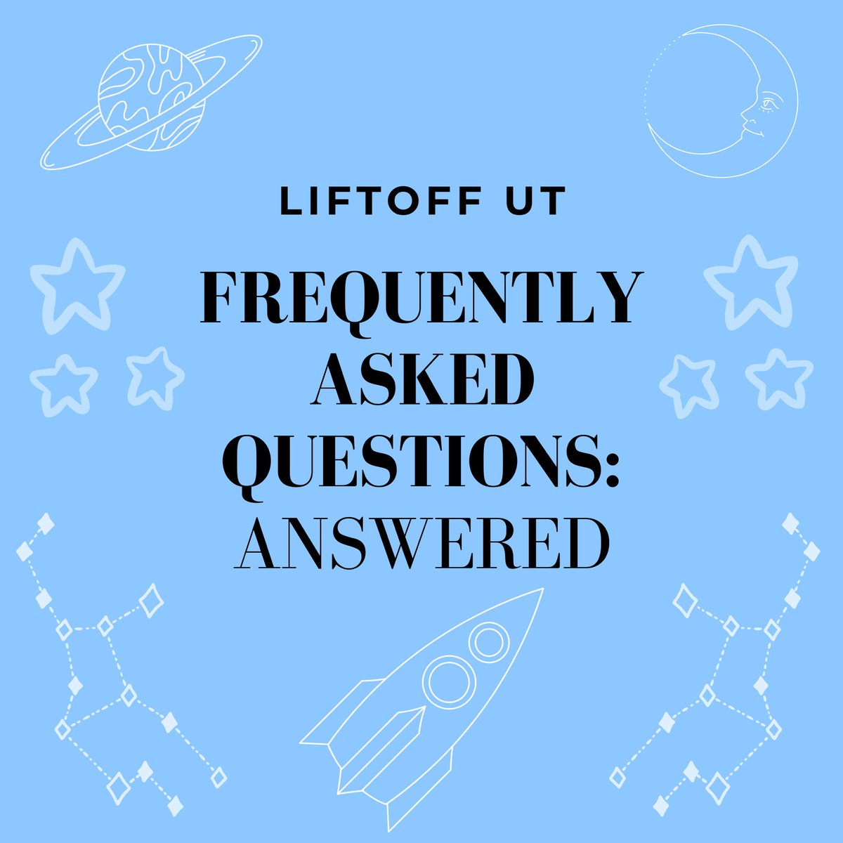 LiftoffUT's tweet photo. Rockets, thank you for your interest in LiftOff🤩 We are here to answer FAQ’s and provide more information about what this year will look like. If you have any other questions that aren’t answered here, our DMs are open!🚀 https://t.co/mEVnRkxNxP
