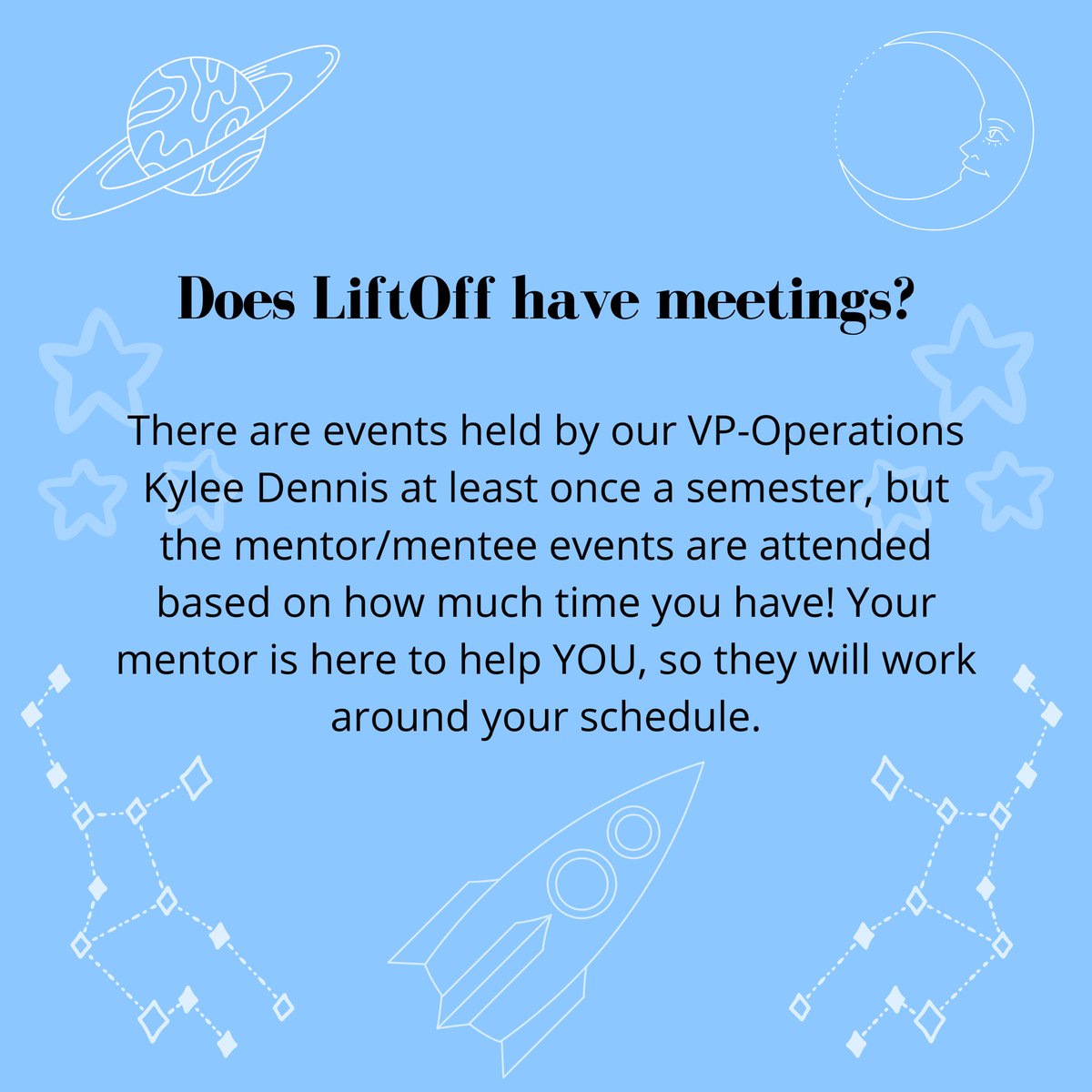 LiftoffUT's tweet photo. A few more FAQs! Let us know if you have any questions😊 https://t.co/5rQ4lliqsr