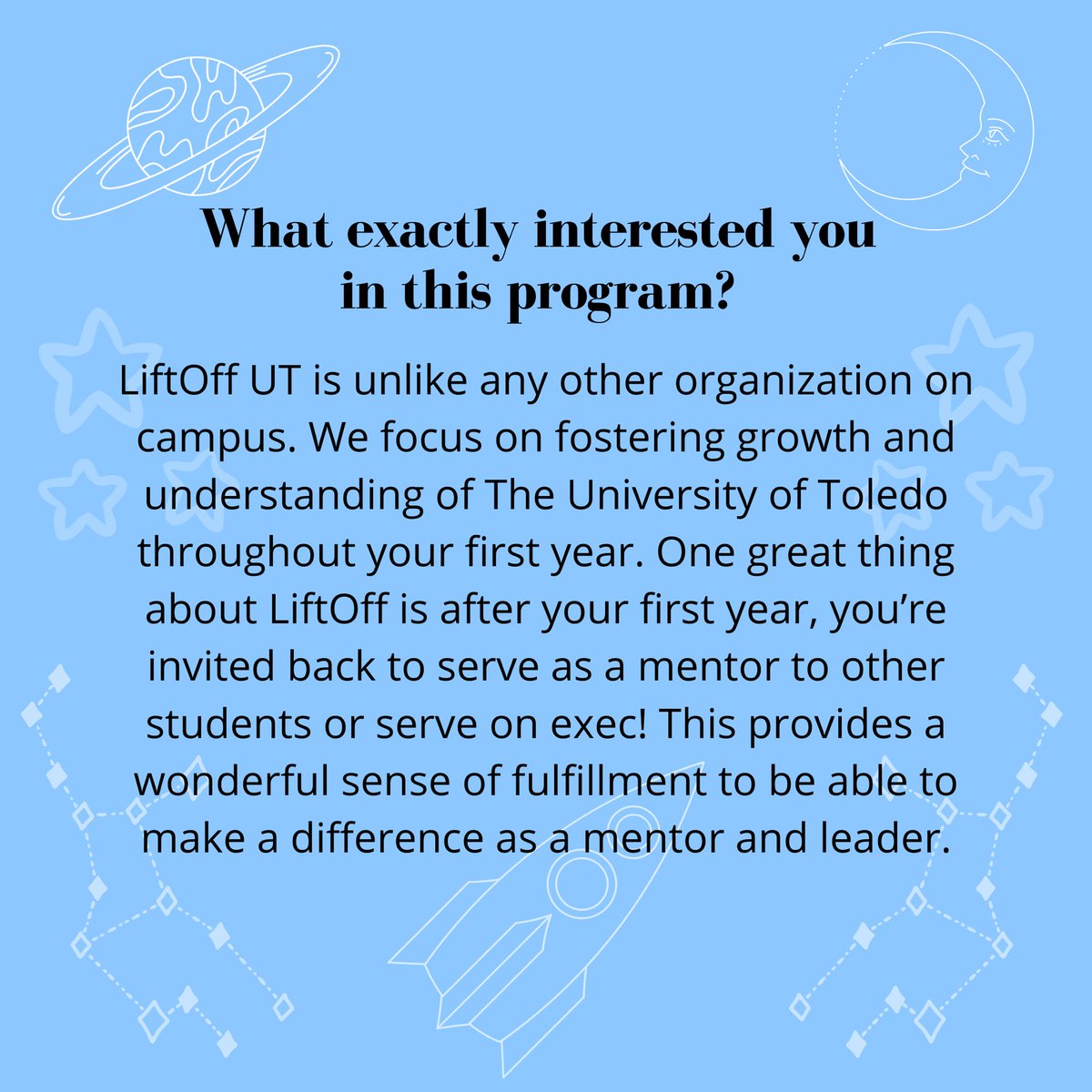 LiftoffUT's tweet photo. A few more FAQs! Let us know if you have any questions😊 https://t.co/5rQ4lliqsr