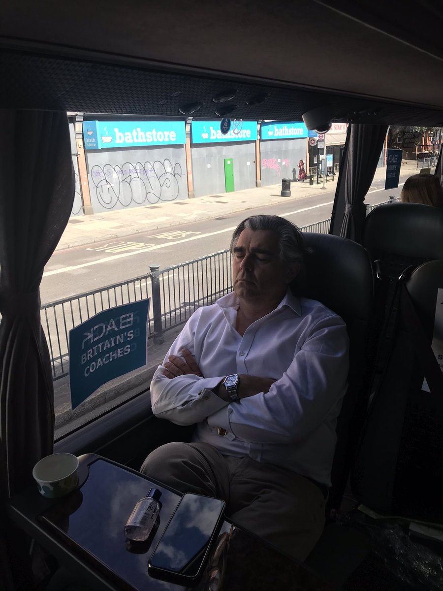 BACK to sleep 💤 , an emotional day for Mr Jones and the <a href="/backhousejones/">Backhouse Jones</a> team , no one can doubt their heart belongs with the coach industry . We are now heading BACKup the motorway to Luton #honkforhopeUK
