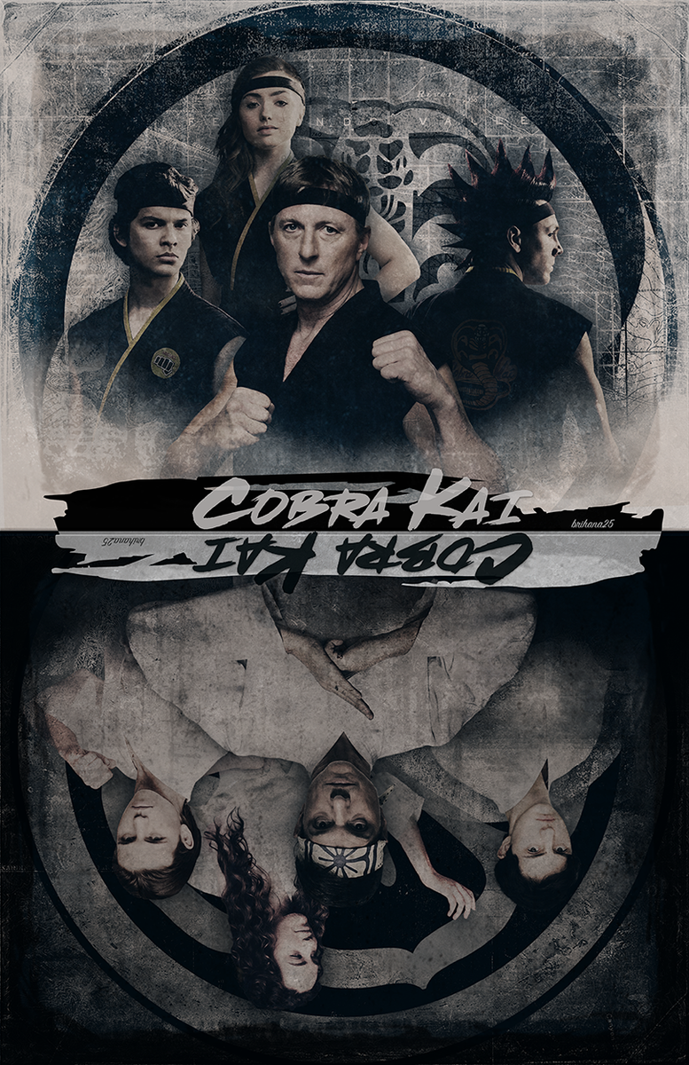 brihana25's tweet photo. Dark vs. light.
Good vs. evil.
Right vs. wrong.
Flip the script. Look at it from a different angle. See it in a different way.
It's all a matter of perspective.
#CobraKai #Season3IsComing #CobraKaiOnNetflix #FanartStuffKinda #MadeaThing https://t.co/0zuMW7zKVO
