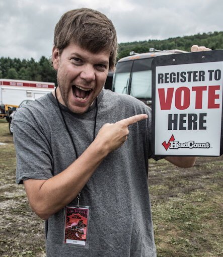 SCI_Official's tweet photo. Will you use your voice in the 2020 election? Donโt let this moment pass you by. Register to vote + get info on how to vote by mail at https://t.co/HfMnZiSR3f / @HeadCountOrg https://t.co/NdjBRfrrL9