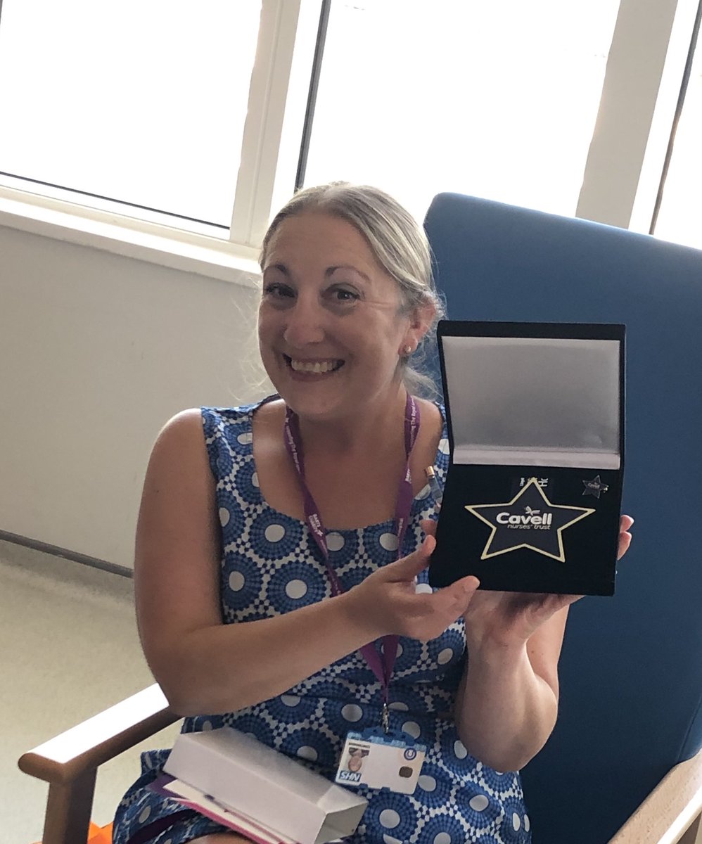 🌟 Delighted fabulous <a href="/AngelaWrightCo2/">Angela Wright (Cole)</a> received the <a href="/CavellTrust/">Cavell Nurses' Trust</a> Star 💫 this afternoon for her leadership in creating the peer support group for redeployed staff, we are so grateful 🌟 <a href="/theRCN/">The RCN</a> <a href="/CAlexanderNHS/">Caroline Alexander</a> <a href="/williams_lucie/">Lucie Butler💙</a> <a href="/jackie_RLME/">Jackie Sullivan</a> <a href="/Mamta_NHS/">Mamta</a> <a href="/A_WilliamsNHS/">Dame Alwen Williams</a> <a href="/FIONAPARKER5/">FIONA LODGE (Parker)</a>