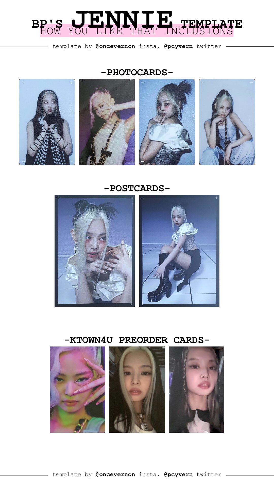 Bella Made Some Templates For The Inclusions From The Blackpink How You Like That Physical Albums I Will Add The Photocards To The Korean Album Pc Template Soon Too T Co Bieq3dwk0c