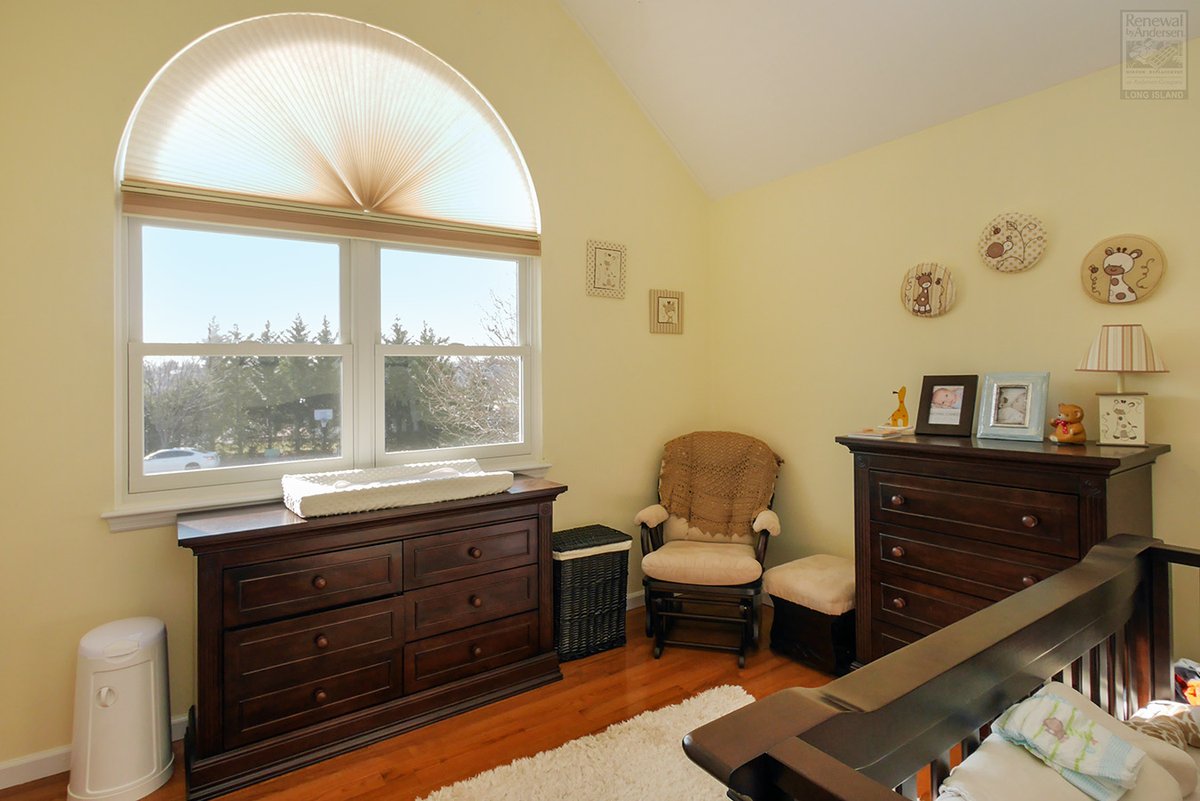 RbA_Metro's tweet photo. Beautiful #baby's #nursery with stunning new #window combination we installed... 

#windowcombination #windowcombo #halfcirclewindow #circletopwindow #newwindows #windows #babysroom #windowcompany #homewindows #renewalbyandersen #andersenwindows #contractor #renovate #longisland https://t.co/vHJRtnAeS1