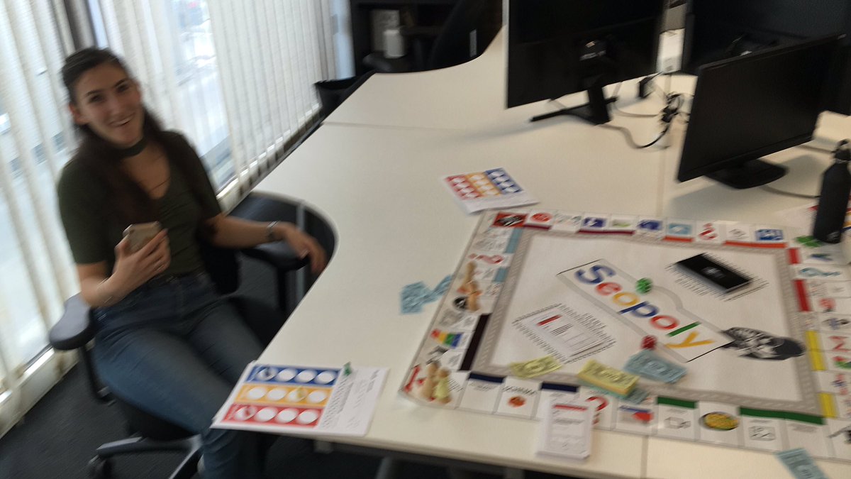 JefVanGool's tweet photo. Work on #SEOPOLY has started again. Stejsi will help me in this project. More info coming soon. We are checking more production options and some design tweaks https://t.co/YLZBpAFmhk
