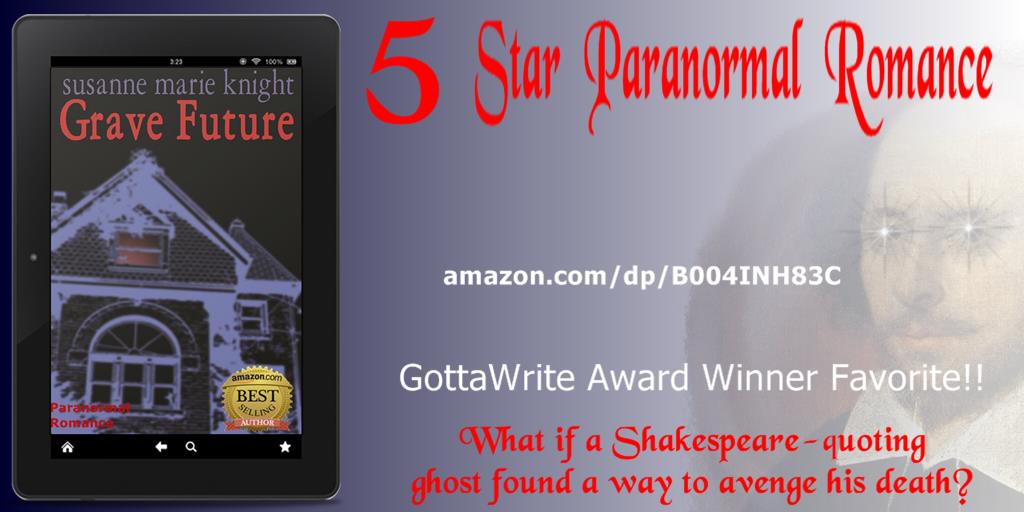 SusanneKnight's tweet photo. https://t.co/JB2YhiODBg
GRAVE FUTURE: “5 Stars! A fantastic book! I enjoyed every page of it! A real “ghost” story, as you can read seldom nowadays.” Euro-Reviews
#paranormal #mystery #ghosts #romance #kindle #smashwords #mustread #ReaderFav #writingcommunity #amreading https://t.co/nEWBRoH4vl
