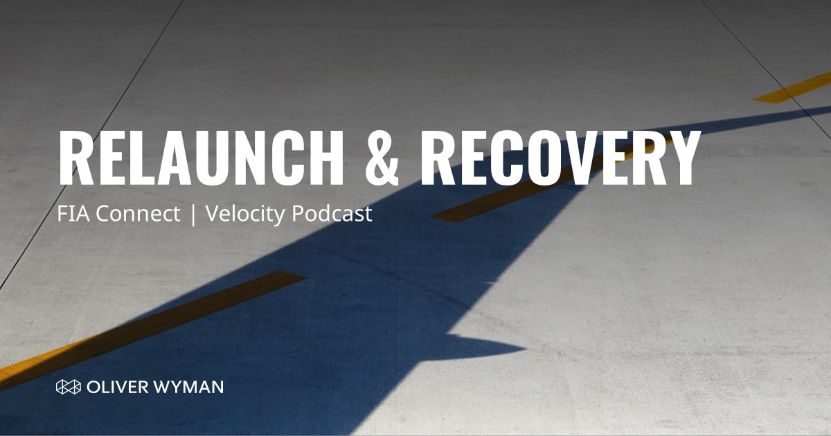 OliverWyman's tweet photo. The Aviation Relaunch and Recovery panel discussion has just concluded at the #FIAConnect virtual event. Continue the discussion with a look at aerospace recovery post-pandemic in the latest Velocity Podcast > https://t.co/I8WBWyaV1n #OWTransportation #Pandemic #Aviation https://t.co/4xSOcmf9Ba