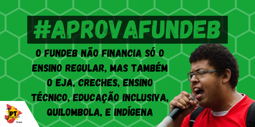 JPTSergipe13's tweet photo. Em defesa das diferentes formas de educação. #aprovaFUNDEB https://t.co/hmRB4iqD72
