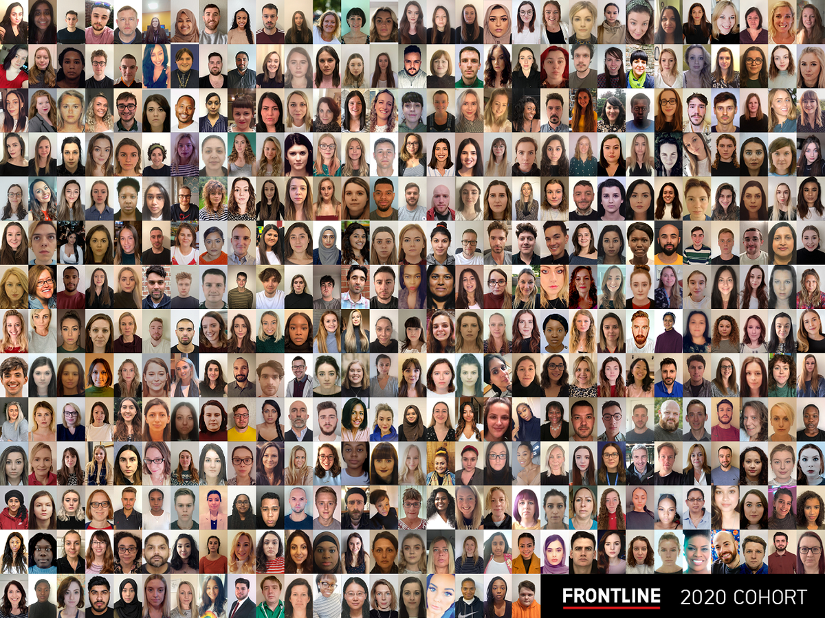 FrontlineSW's tweet photo. A great day welcoming our 2020 Frontline Cohort! The next five weeks is going to be a powerful learning experience for everyone involved, and as day one comes to end we want you to remember that we'll be with you every step of the way as you start your social work journey. https://t.co/xsZRGGcEhW
