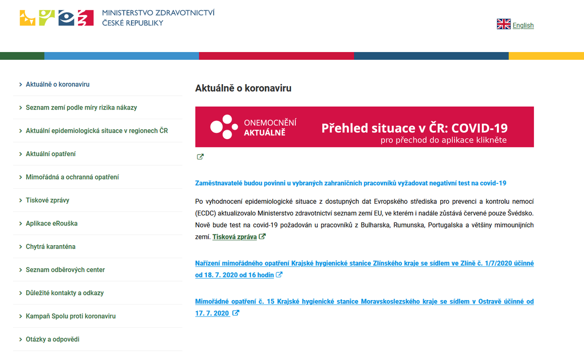 Dnes pobavilo: <a href="/janrezac/">Jan Řezáč</a> o tom, ako v House testovali web ministerstva zdravotníctva a ako bolo náročné nájsť niektoré informace. 

Na youtube je video vhodne doplnené o tématický kontextový panel s odkazom na web o COVIDe, ktorý je aj predmetom testu. 

youtube.com/watch?v=vtDthD…