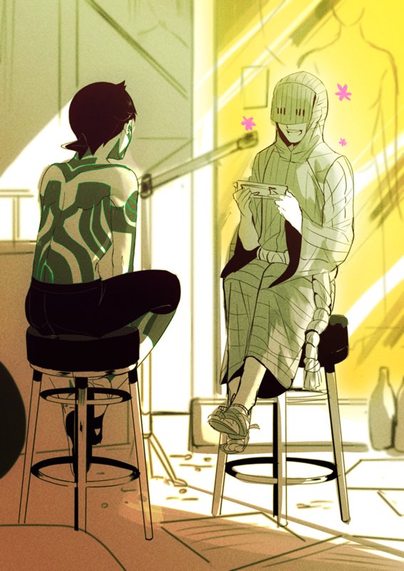 嬉しくて過去絵のお気に入り再掲祭する…ありがとうございます
真3をよろしくね
改めてお祝い絵など描きたい 