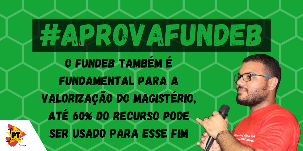 JPTSergipe13's tweet photo. Valorizar o magistério é valorizar a educação. #AprovaFUNDEB https://t.co/U7XUTxd0v3