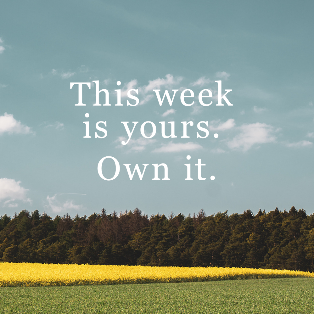 This is your Monday reminder that you can handle anything this week will throw at you.💓