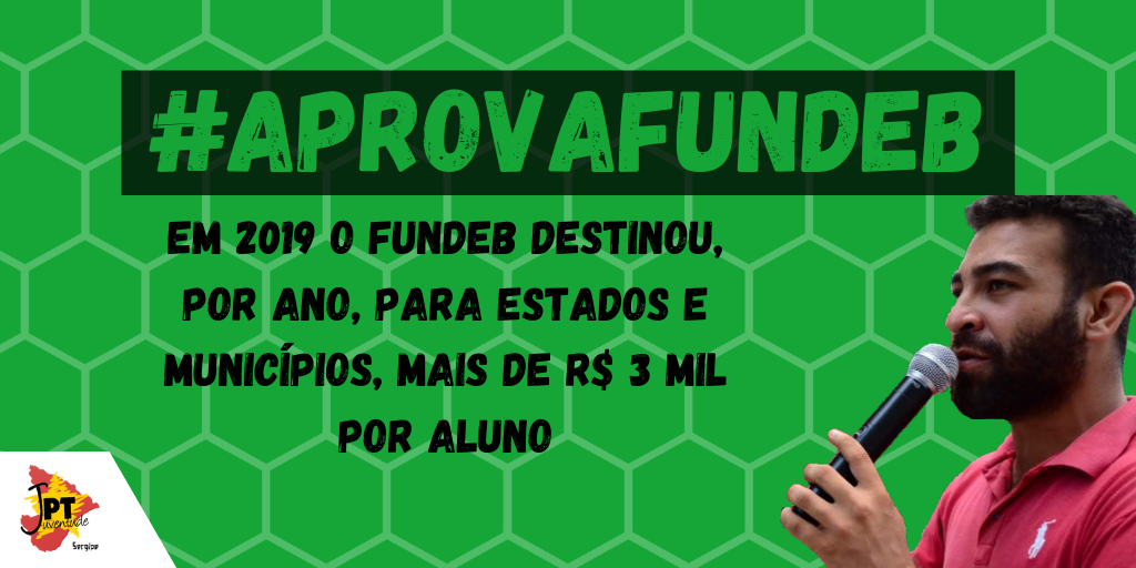 JPTSergipe13's tweet photo. Financiamento público para a educação pública! #AprovaFUNDEB https://t.co/ZZdE8mBeLp
