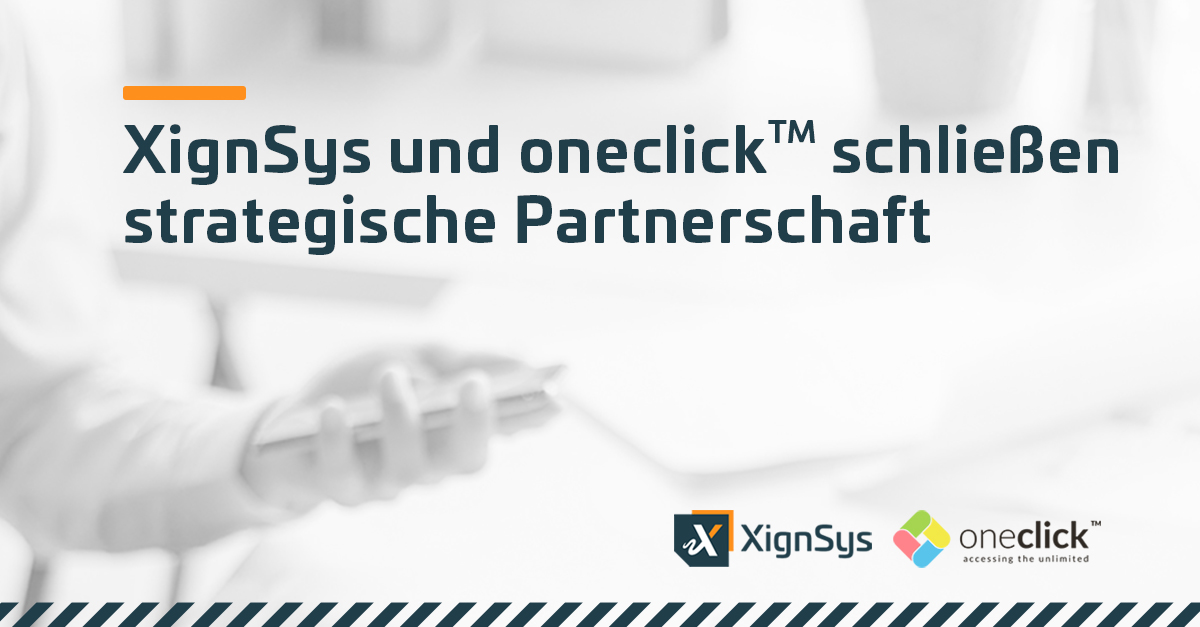XignSys's tweet photo. @XignSys &amp; @oneclick_cloud™ schließen #Partnerschaft! Wir integrieren #XignIn in die Cloud Plattform oneclick™, sodass vom digitalen Arbeitsplatz, zukünftig noch komfortabler und sicherer auf z.B. Firmendaten ortsunabhängig zugegriffen werden kann.
➡️https://t.co/nFL7bUJZxU https://t.co/ueChFJjsVJ